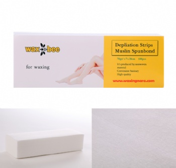 disposable nonwoven wax strips